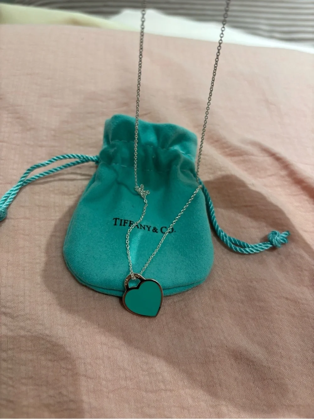 Tiffany & Co. Heart Tag Pendant Necklace in Tiffany Blue